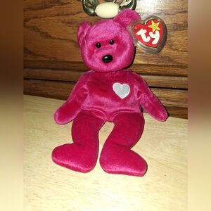 Vintage 1998 Valentine's Day  Valentina Beanie Baby Bear